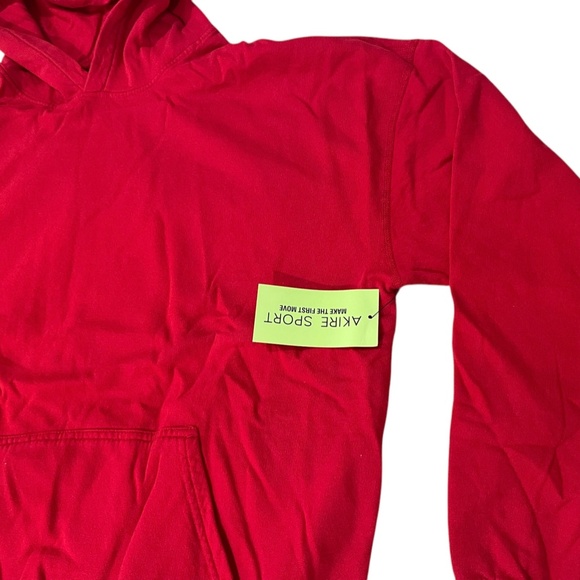 Akire Sport Oversized Boyfriend Hoodie Red NWT - Picture 2 of 5